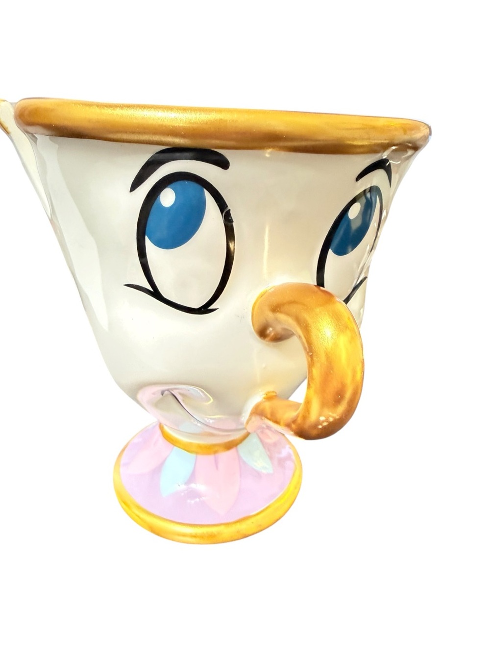 Ceramic Character Teacup Planter - Gold, Blue, Pink